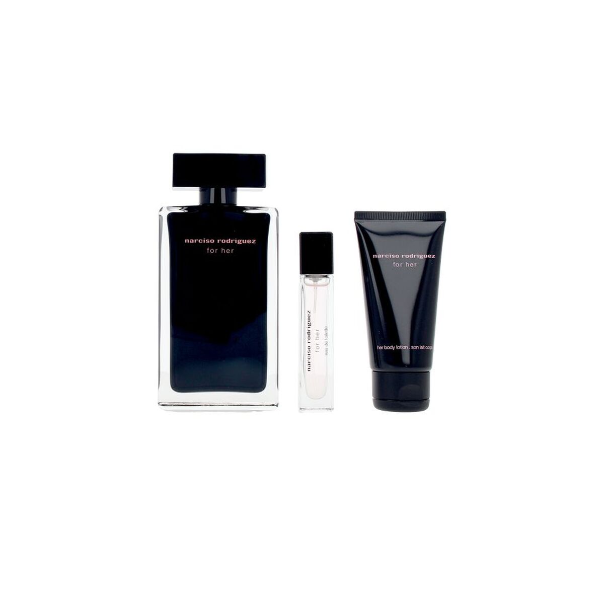 Narciso Rodriguez For Her EDT Set 3 Teile Damen Parfum Geschenkset