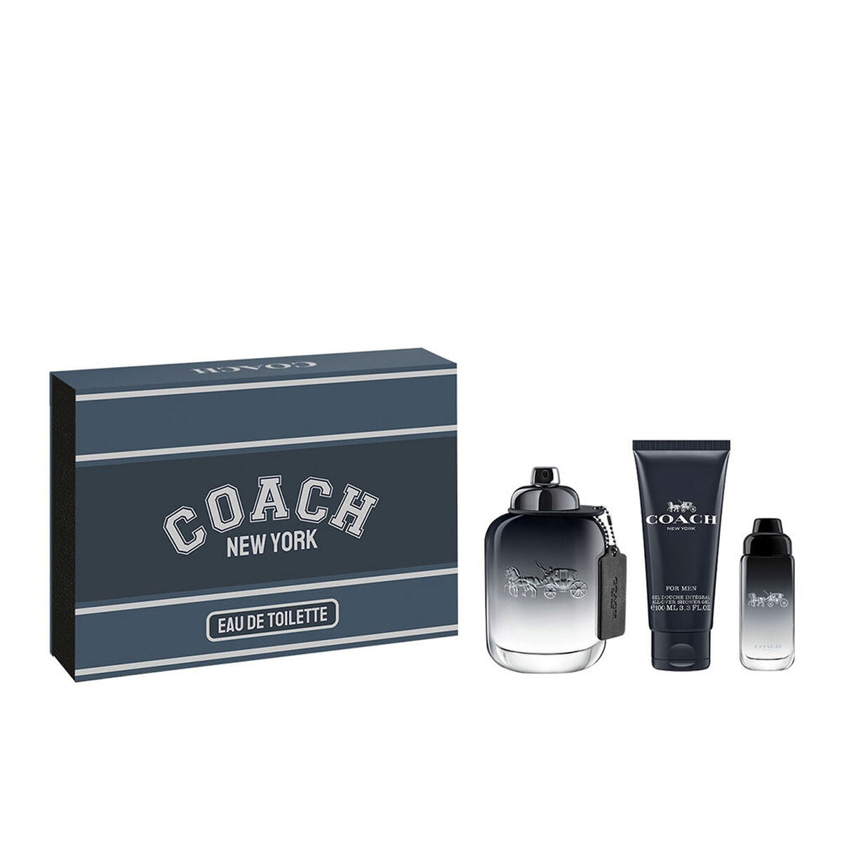 Coach For Men Geschenkset – Eau de Toilette 100ML + Duschgel + Miniatur